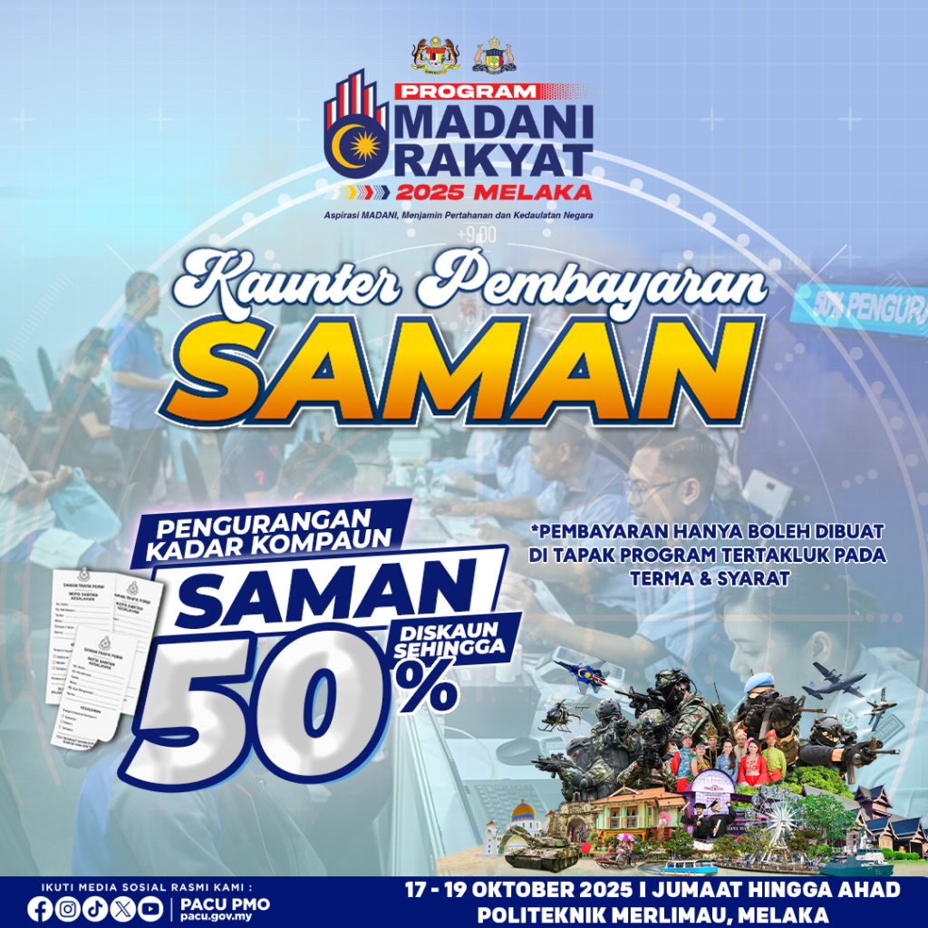 Eposter Pembayaran Saman MELAKA 2025