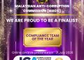 SPRM tersenarai pencalonan antarabangsa, finalis empat kategori ICA Compliance Awards APAC 2026