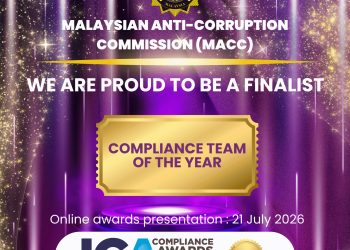 SPRM tersenarai pencalonan antarabangsa, finalis empat kategori ICA Compliance Awards APAC 2026