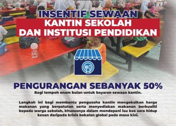 KPM bantu pengusaha kantin sekolah dengan pengurangan sewa 50 peratus